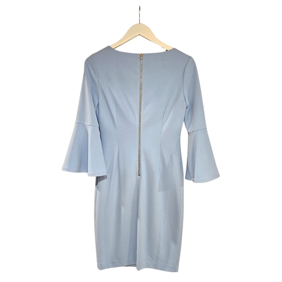 Blue Calvin Klein Dress with Bell Sleeve - Picture 4 of 8